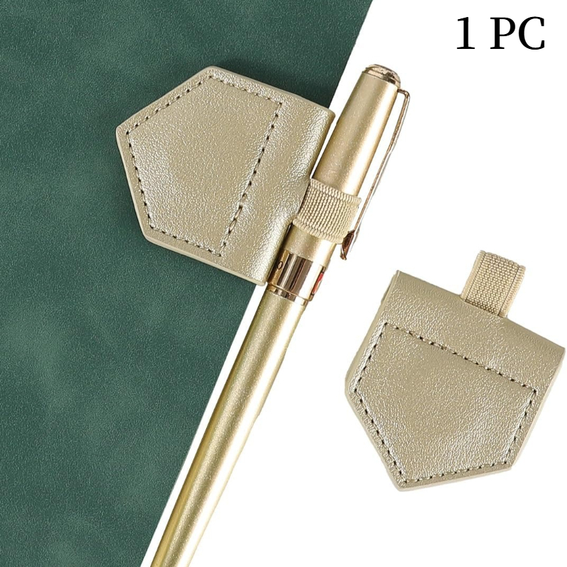 Pen Cup Magnetic - ที่คั่นหนังสือแม่เหล็กหนัง PU 1 ชิ้น พร้อมที่ใส่ปากกา ของขวัญสำหรับคนรักการอ่าน