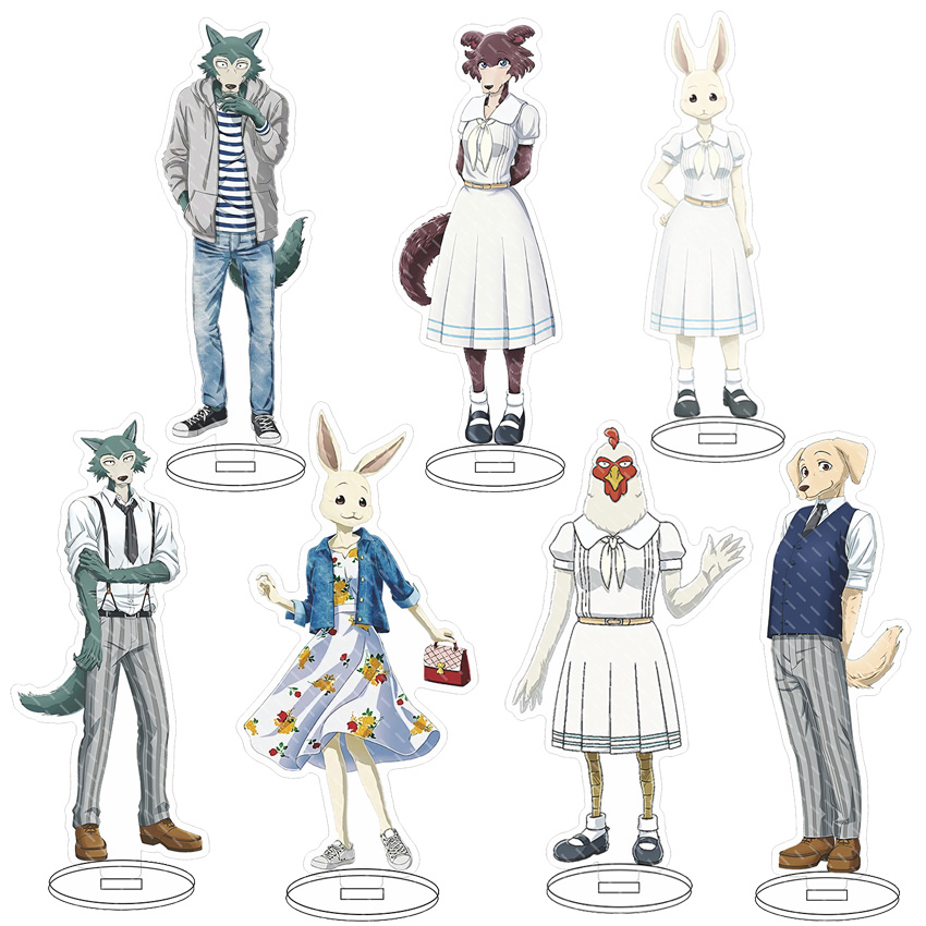 Desk Setup Decor - 16 ซม.อะนิเมะ BEASTARS เลโกชิ หลุยส์ จูโน