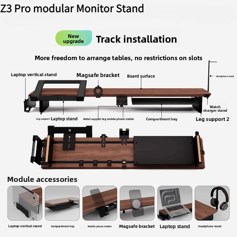 Desk Setup Riser - แท่นวางจอคอมพิวเตอร์ Z3 Pro Modular Monitor Riser