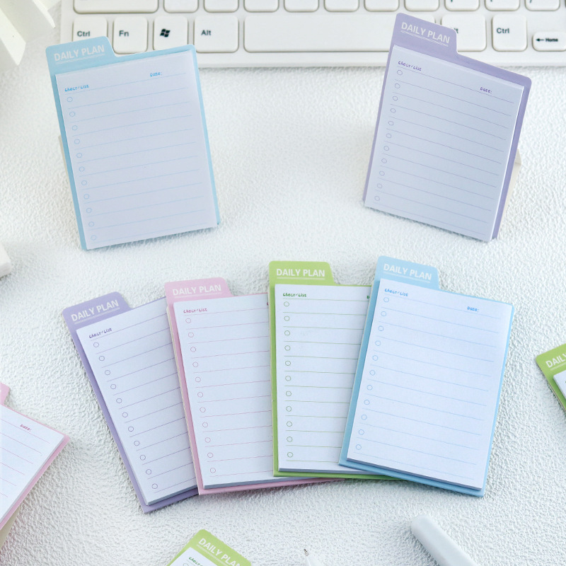 Sticky Memo Holder - กระดาษโน้ตแบบตั้งได้ของคาวาอิ สามารถใช้สำหรับพกพาไปที่โต๊ะทำงานและจดบันทึก วางแผน และจดบันทึกได้อย่างชัดเจนในทันที น่ารักมาก