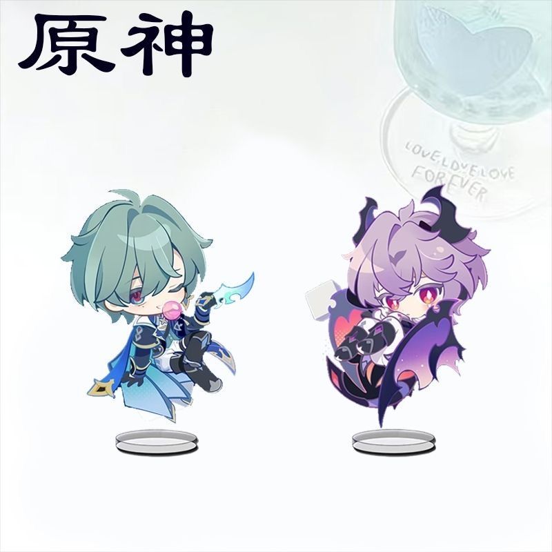 Desk Setup Decor - ฟิกเกอร์อะคริลิคตัวละครโลเฮ็น ดูริน จากเกม Genshin Impact รุ่น