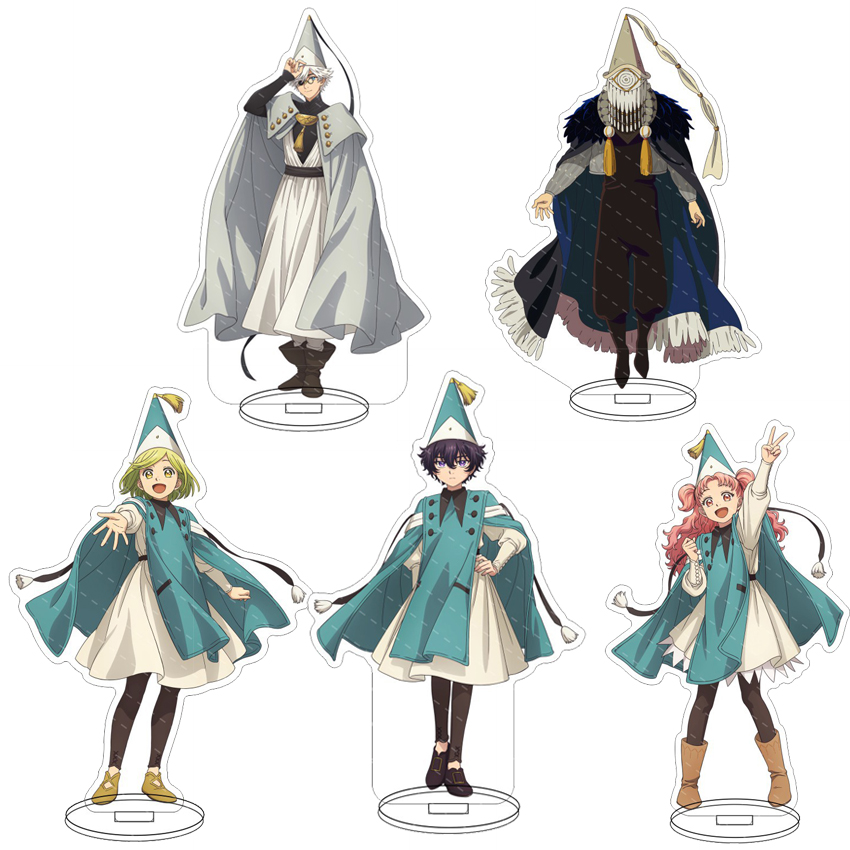 Desk Setup Decor - แท่นอะคริลิกอนิเมะขนาด 16 ซม. พร้อมหมวกแม่มด ตัวละครจาก Atelier