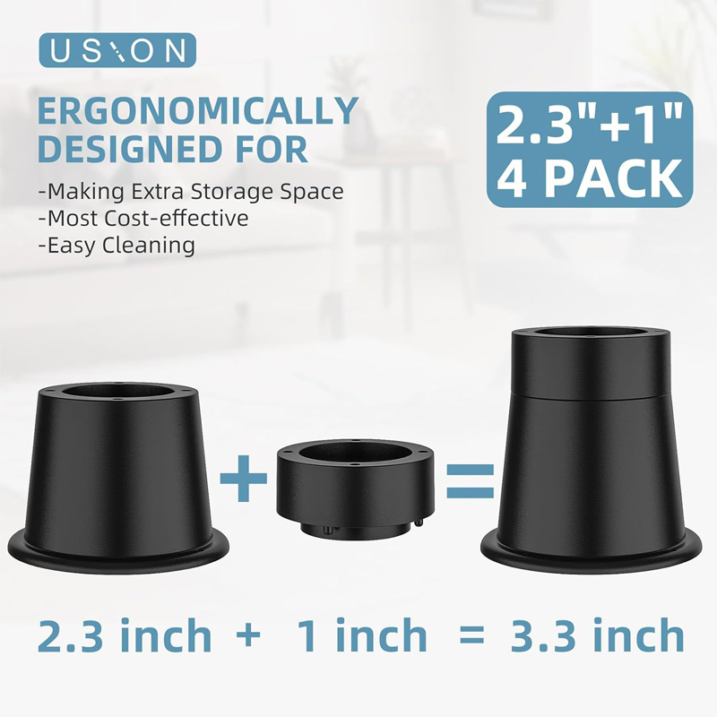 4 ชิ้น Heavy Duty เฟอร์นิเจอร์ - Desk Setup Riser บทวิจารณ์และราคา