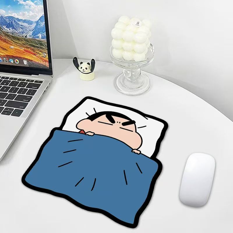 แผ่นรองเมาส์ลายการ์ตูน Crayon  - Desk Setup Cute บทวิจารณ์และราคา