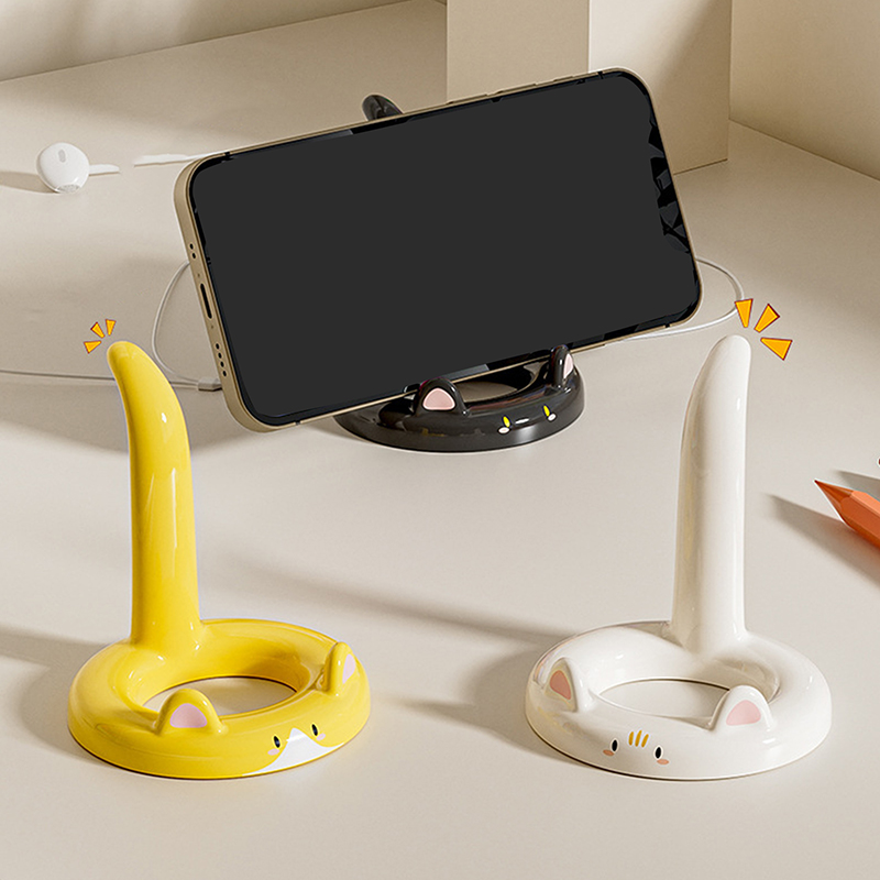 ที่วางโทรศัพท์มือถือรูปแมวการ์ - Desk Setup Decor บทวิจารณ์และราคา