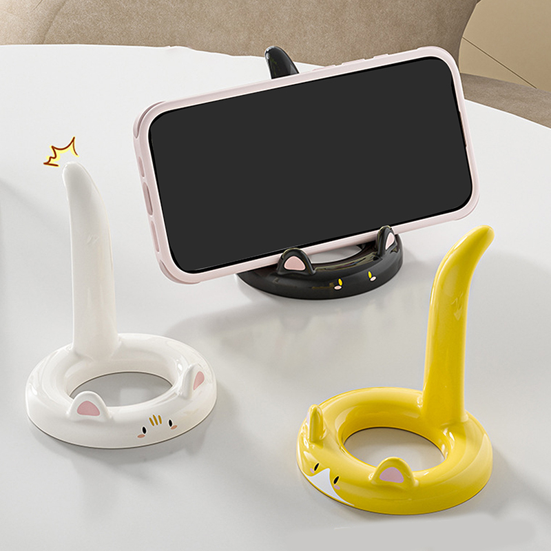ที่วางโทรศัพท์มือถือรูปแมวการ์ - Desk Setup Decor บทวิจารณ์และราคา