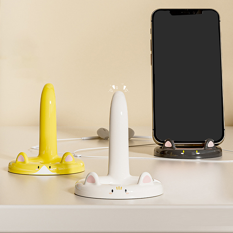 ที่วางโทรศัพท์มือถือรูปแมวการ์ - Desk Setup Decor บทวิจารณ์และราคา