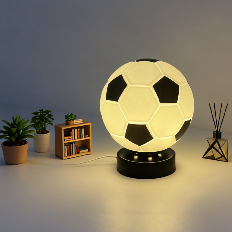 โคมไฟตั้งโต๊ะ LED รูปทรงฟุตบอล - Desk Setup Decor บทวิจารณ์และราคา