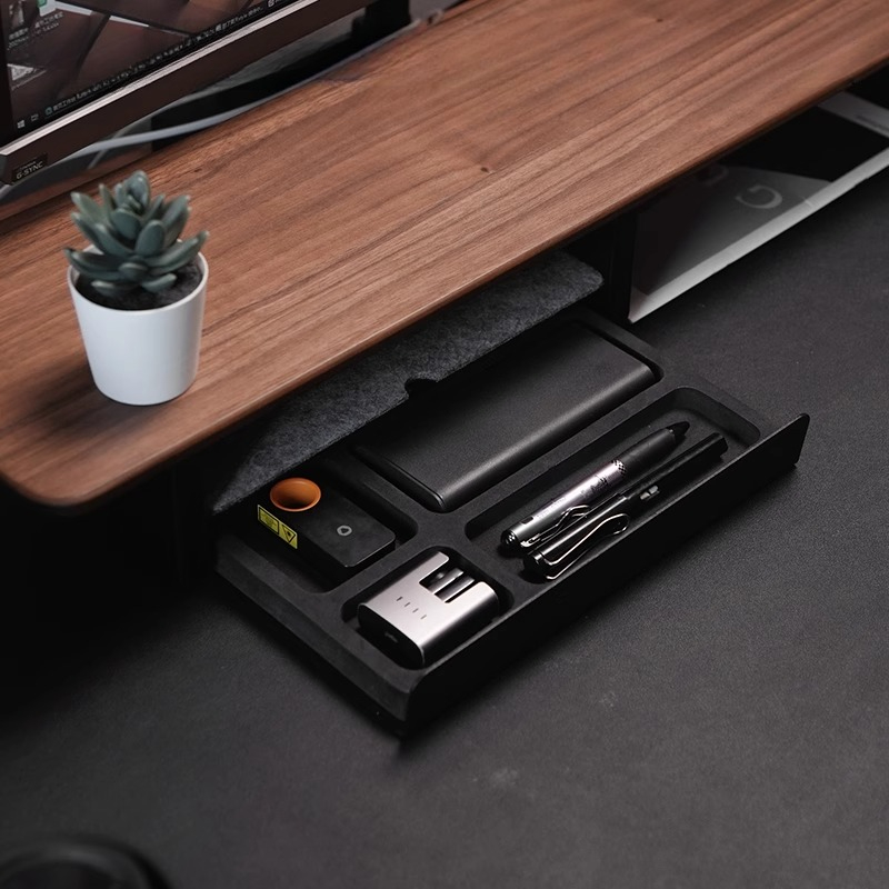 ขาตั้งจอพร้อมลิ้นชักเก็บของ อุ - Desk Setup Riser บทวิจารณ์และราคา