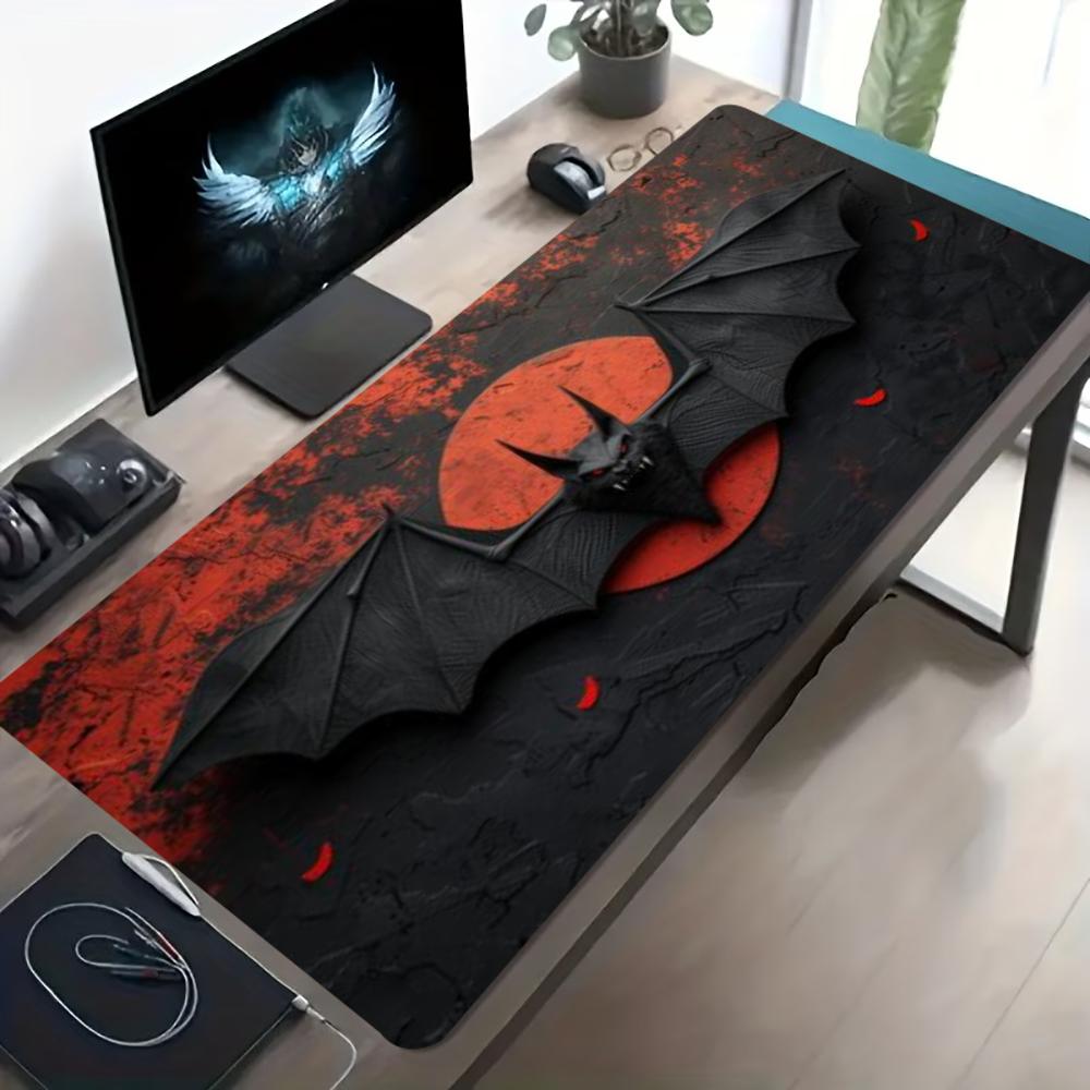 แผ่นรองเมาส์เกมมิ่งขนาดใหญ่ลาย - Desk Setup Red บทวิจารณ์และราคา