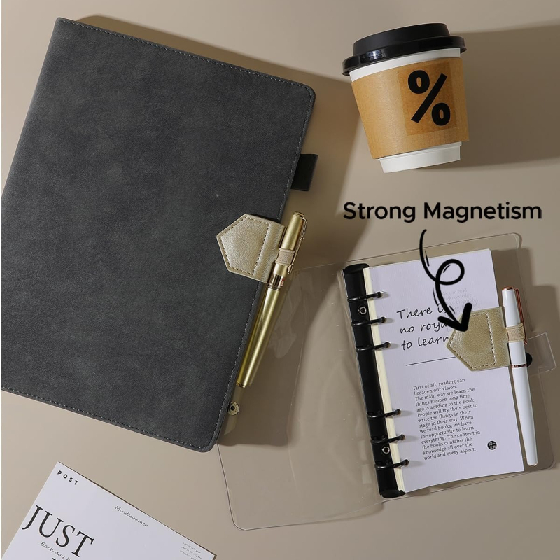 ที่คั่นหนังสือแม่เหล็กหนัง PU  - Pen Cup Magnetic บทวิจารณ์และราคา