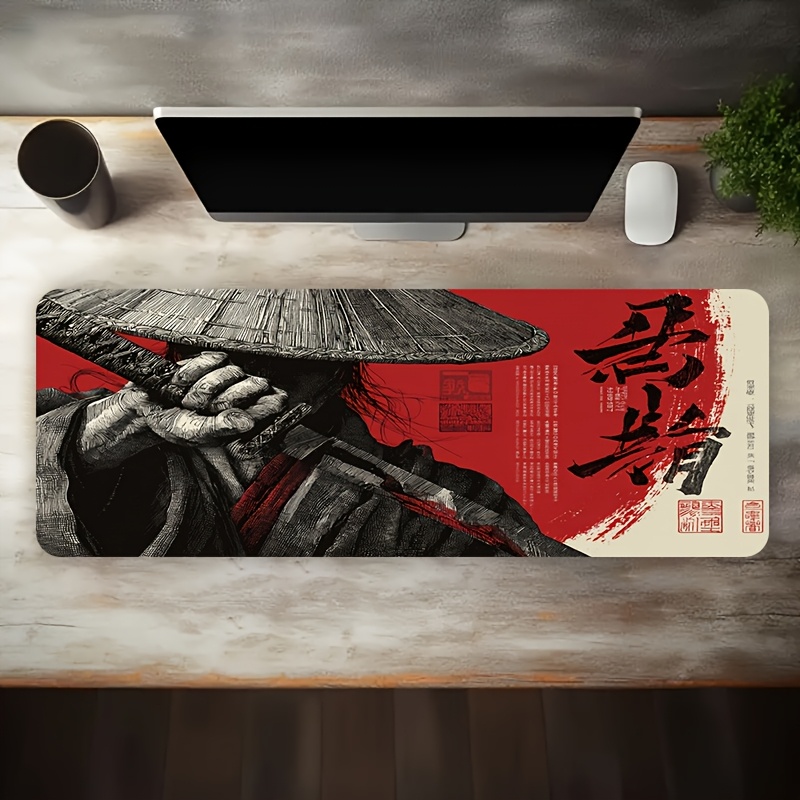 แผ่นรองเมาส์เกมมิ่ง XXL สีแดงด - Desk Setup Red บทวิจารณ์และราคา