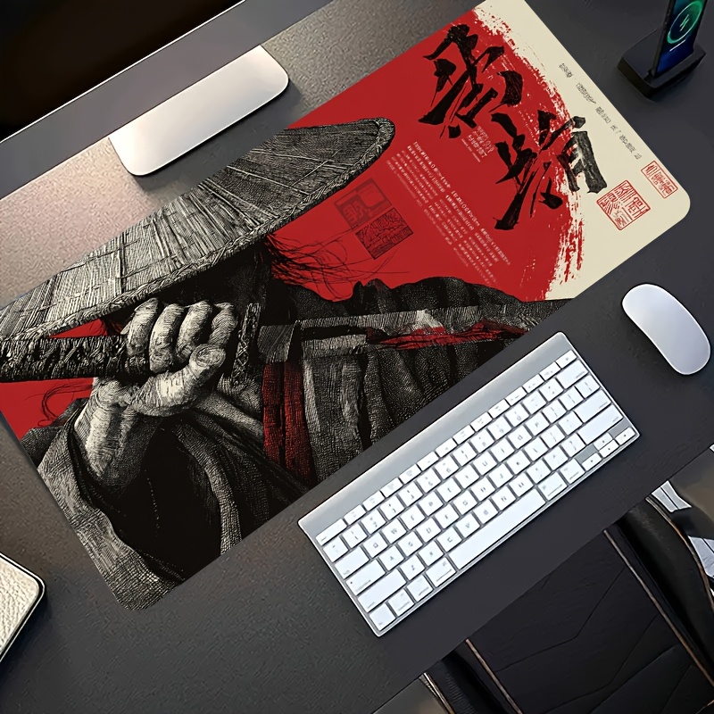 แผ่นรองเมาส์เกมมิ่ง XXL สีแดงด - Desk Setup Red บทวิจารณ์และราคา
