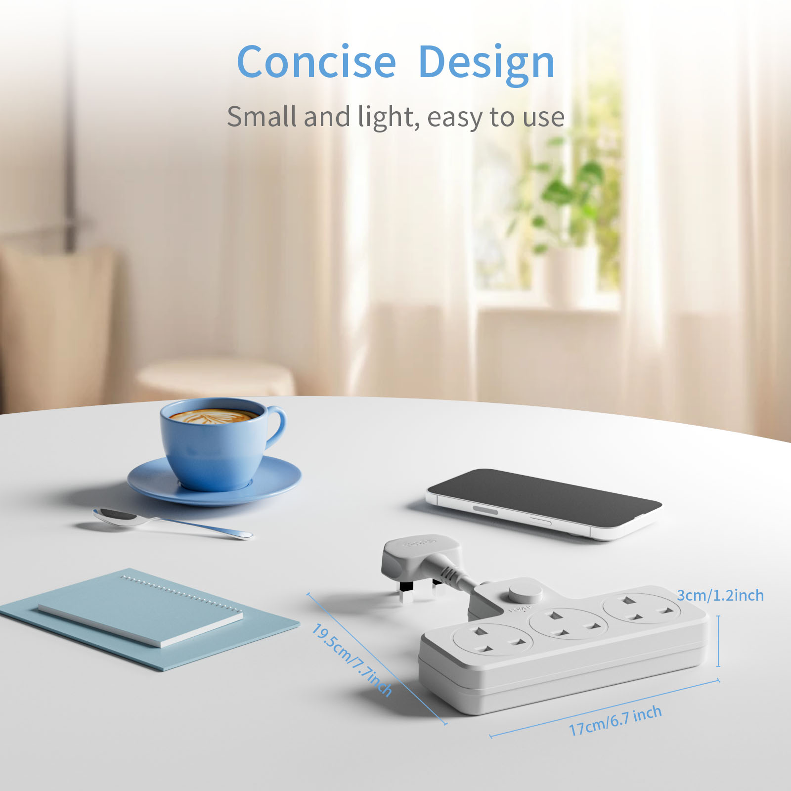 UK ปลั๊กไฟ Wall Outlet 13A 312 - Power Strip Flat บทวิจารณ์และราคา