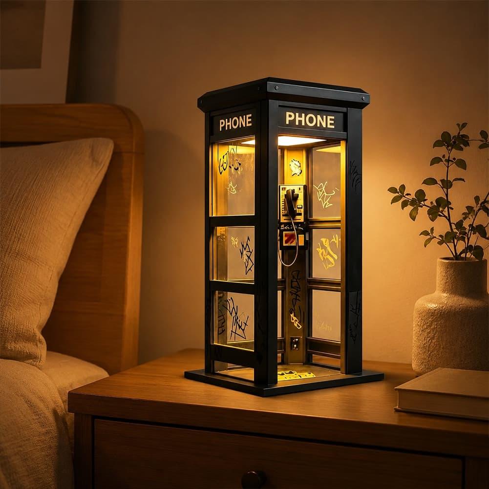 โคมไฟตั้งโต๊ะรูปตู้โทรศัพท์กรา - Desk Setup Decor บทวิจารณ์และราคา