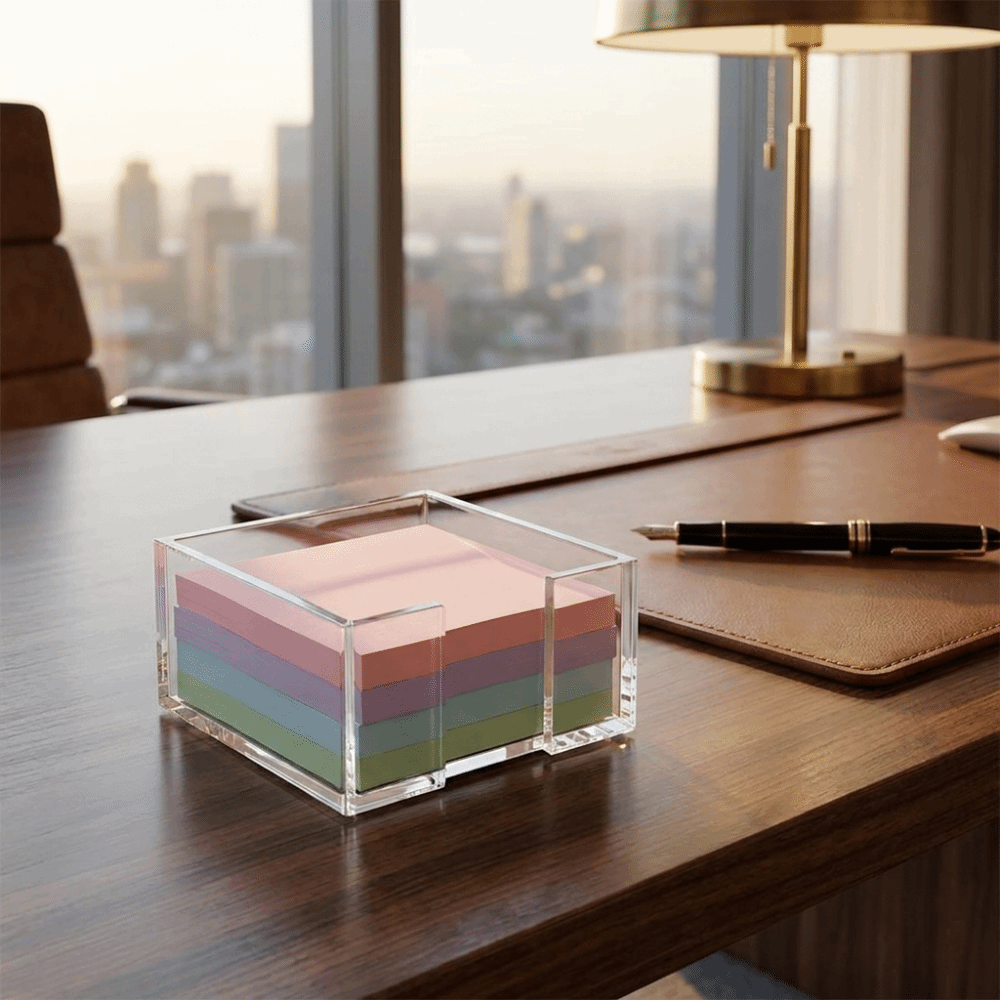 ที่ใส่กระดาษโน้ตแบบใสอเนกประสง - Sticky Memo Holder บทวิจารณ์และราคา