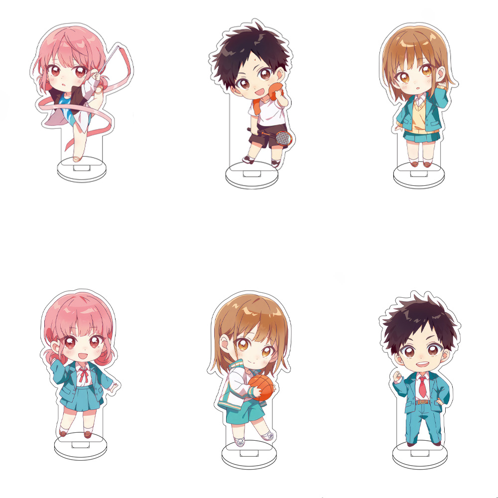10CM อะนิเมะกล่องสีฟ้าขาตั้งรู - Desk Setup Cute บทวิจารณ์และราคา