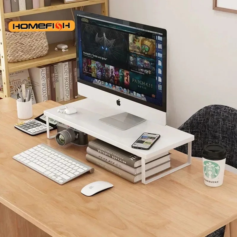 แท่นวางจอคอมพิวเตอร์แบบยกสูงพร - Desk Setup Riser บทวิจารณ์และราคา