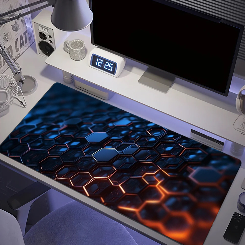 แผ่นรองเมาส์เกมมิ่งขนาดใหญ่ ดี - Desk Setup Red บทวิจารณ์และราคา