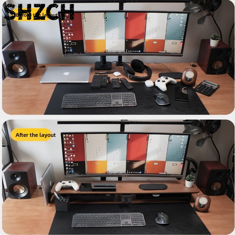 Z3 Pro แท่นวางจอแบบโมดูลาร์ แท - Desk Setup Riser บทวิจารณ์และราคา