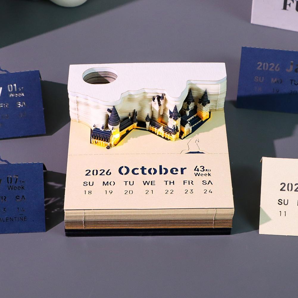 ปฏิทินตั้งโต๊ะ 3 มิติ ลวดลายปร - Sticky Memo Holder บทวิจารณ์และราคา