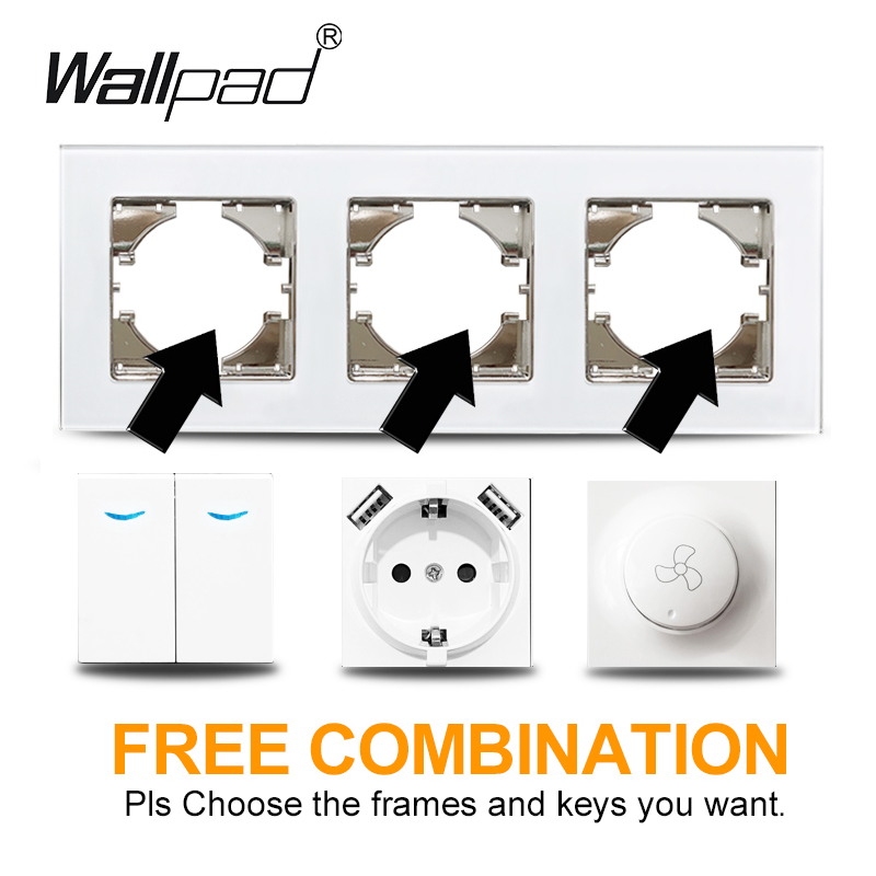 Wallpad 16A EU ซ็อกเก็ตสีขาว/ส - Power Strip Flat บทวิจารณ์และราคา