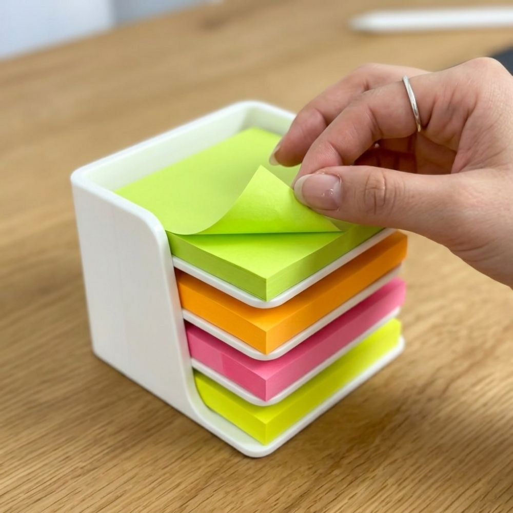ที่วางโน้ตแบบซ้อนกันได้ แบ่งชั - Sticky Memo Holder บทวิจารณ์และราคา