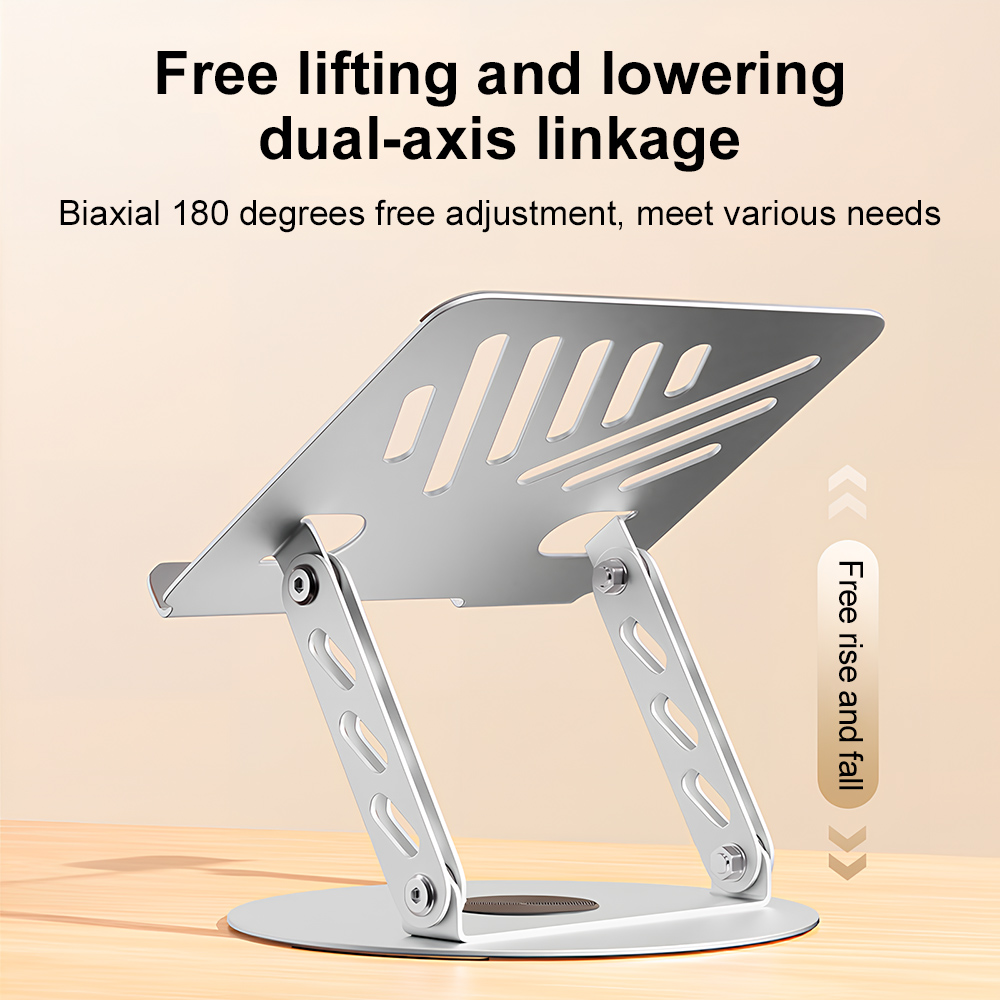 360 °   ขาตั้งแล็ปท็อปแบบหมุนไ - Desk Setup Riser บทวิจารณ์และราคา