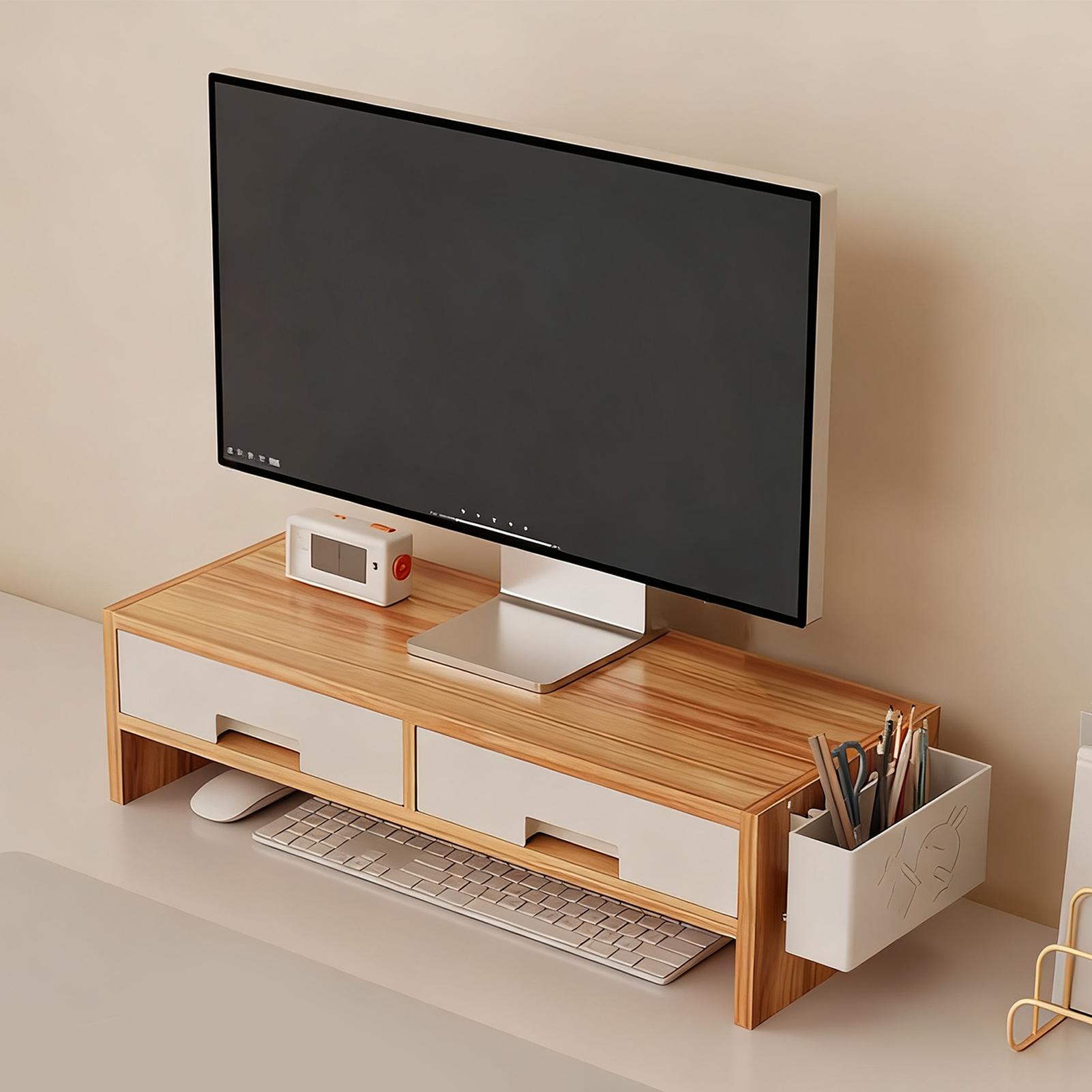 ขาตั้งจอคอมพิวเตอร์แบบมีลิ้นชั - Desk Setup Riser บทวิจารณ์และราคา