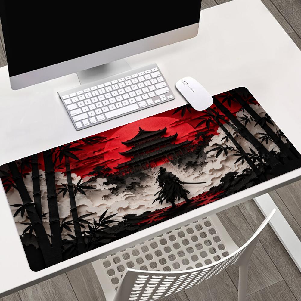 ซามูไร เรดมูนแผ่นรองเมาส์ อุปก - Desk Setup Red บทวิจารณ์และราคา
