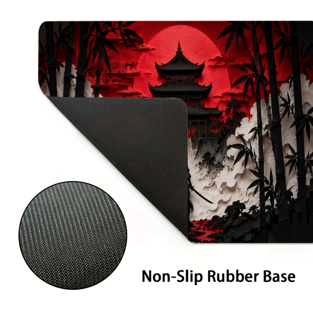 ซามูไร เรดมูนแผ่นรองเมาส์ อุปก - Desk Setup Red บทวิจารณ์และราคา