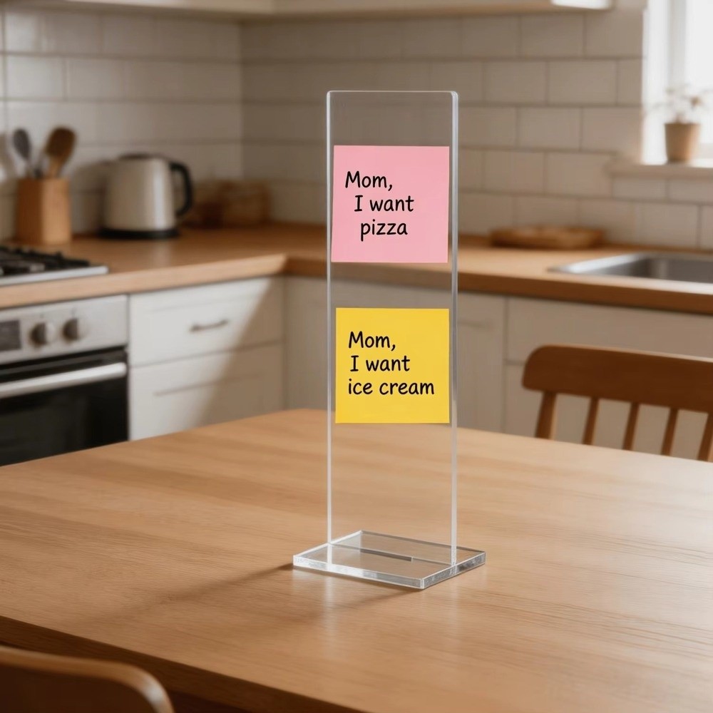 กระดานข้อความอะคริลิคใส ที่วาง - Sticky Memo Holder บทวิจารณ์และราคา