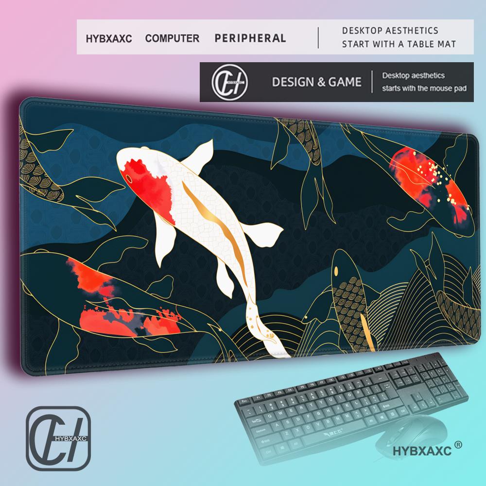 HYBXAXC แผ่นรองเมาส์ลายปลาคาร์ - Desk Setup Red บทวิจารณ์และราคา