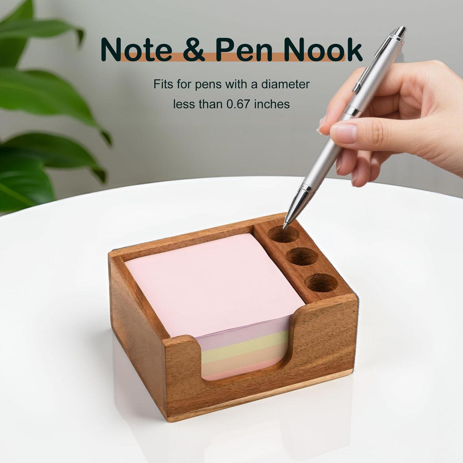 ที่ใส่กระดาษโน้ตไม้กระถินณรงค์ - Sticky Memo Holder บทวิจารณ์และราคา