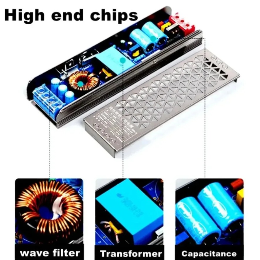 แหล่งจ่ายไฟสวิตชิ่ง LED แบบบาง - Power Strip Flat บทวิจารณ์และราคา