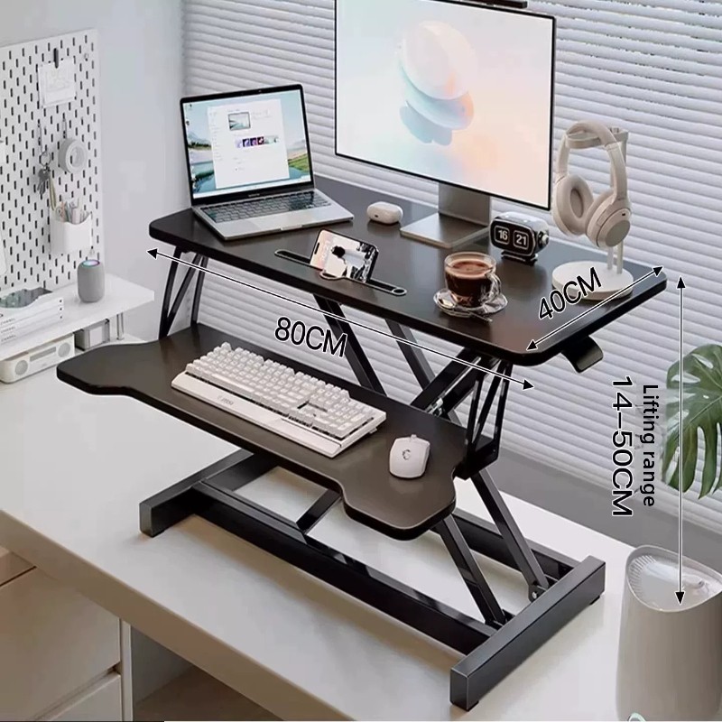 โต๊ะทำงานแบบยืน ปรับความสูงได้ - Desk Setup Riser บทวิจารณ์และราคา