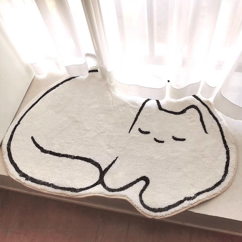 พรมแมวน่ารักในห้องนอน, เสื่อขน - Desk Setup Girly บทวิจารณ์และราคา