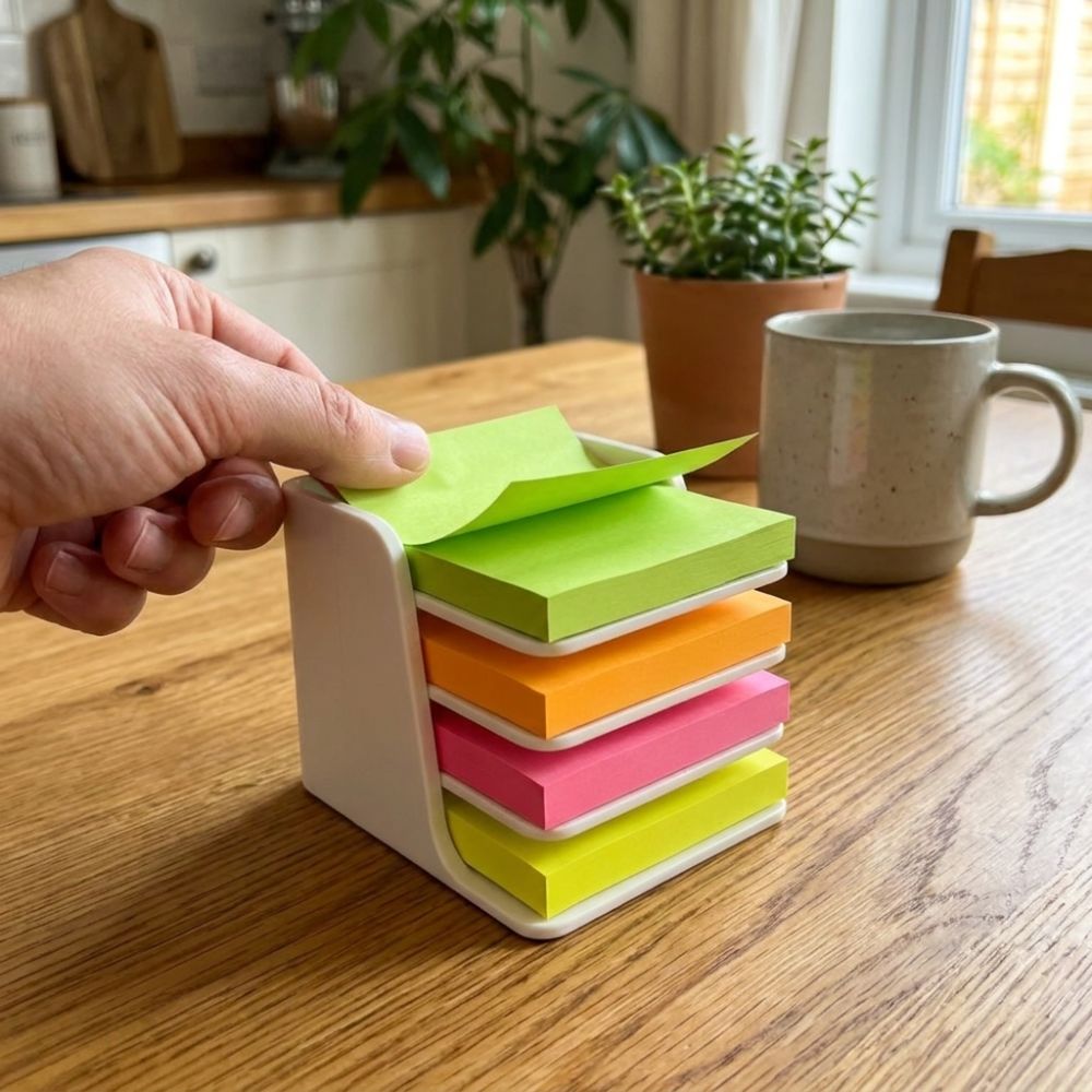 ที่วางโน้ตแบบซ้อนกันได้ ฐานพลา - Sticky Memo Holder บทวิจารณ์และราคา