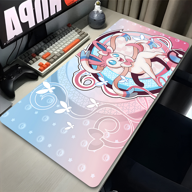 แผ่นรองเมาส์สีชมพูขนาดใหญ่ XXL - Desk Setup Cute บทวิจารณ์และราคา