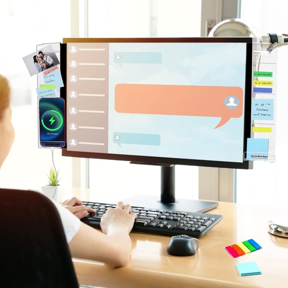 กระดานบันทึกข้อความแบบใส กระดา - Sticky Memo Holder บทวิจารณ์และราคา