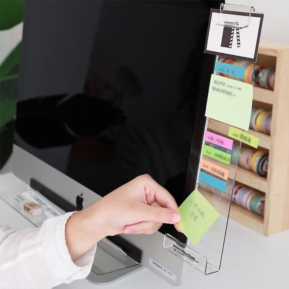 กระดานบันทึกข้อความแบบใส กระดา - Sticky Memo Holder บทวิจารณ์และราคา