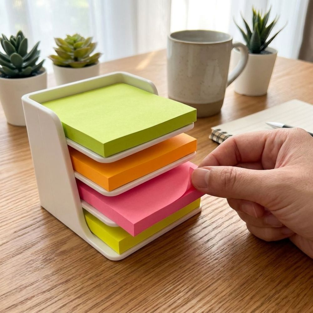 ที่ใส่โน้ตแบบติดได้หลายฟังก์ชั - Sticky Memo Holder บทวิจารณ์และราคา