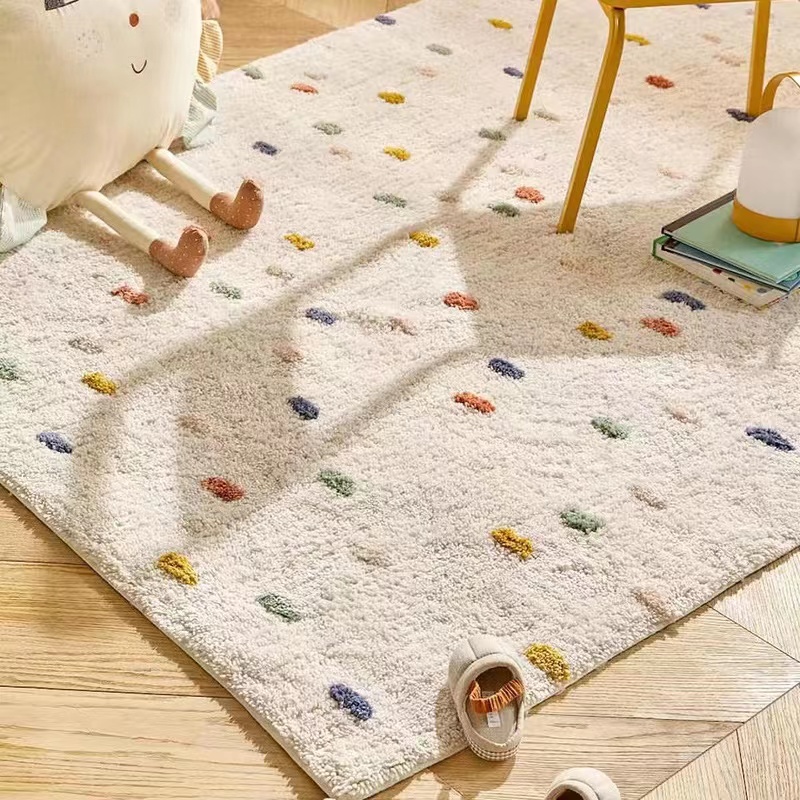 เด็ก Furry พรม Spotted พรมสำหร - Desk Setup Girly บทวิจารณ์และราคา