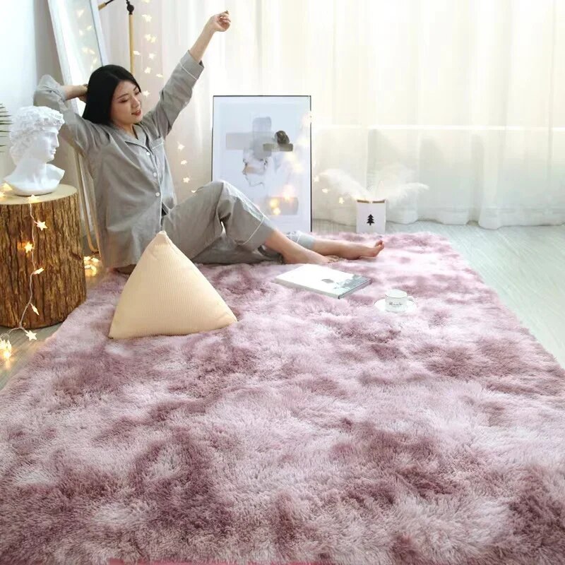 VIKAMA ผ้าไหมพรมพรมห้องนอนพรมเ - Desk Setup Girly บทวิจารณ์และราคา