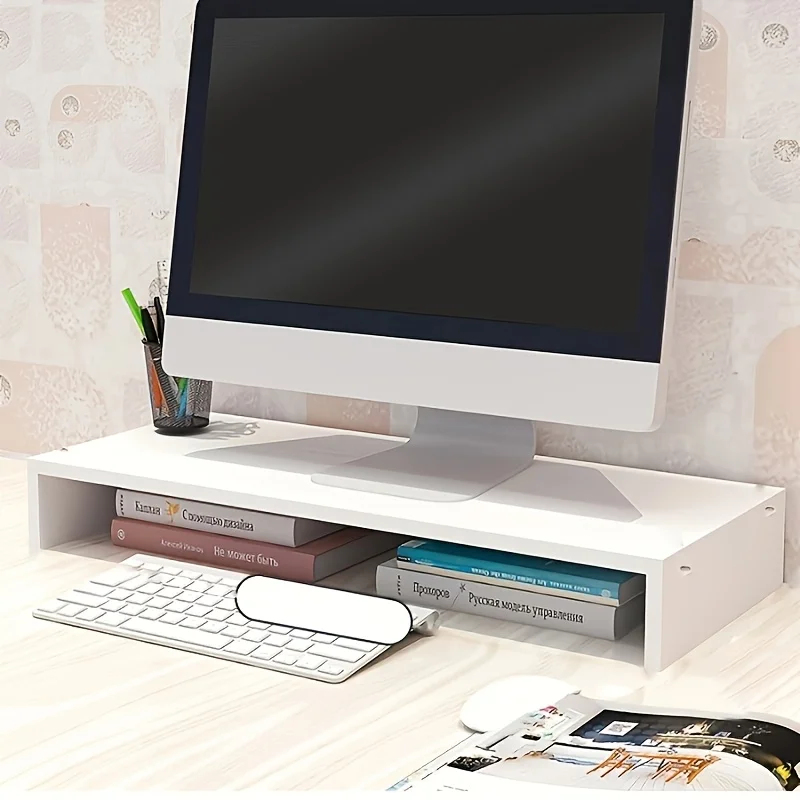 ฐานไม้ที่มั่นคง ขาตั้งคอมพิวเต - Desk Setup Riser บทวิจารณ์และราคา